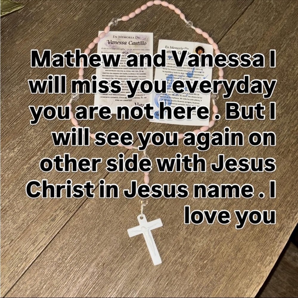RIP my sissy pants Vani and RIP little brother Mathew miss u every sec of life